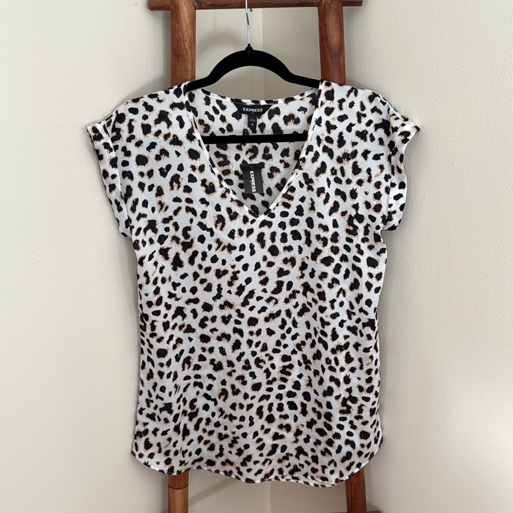 Animal print blouse